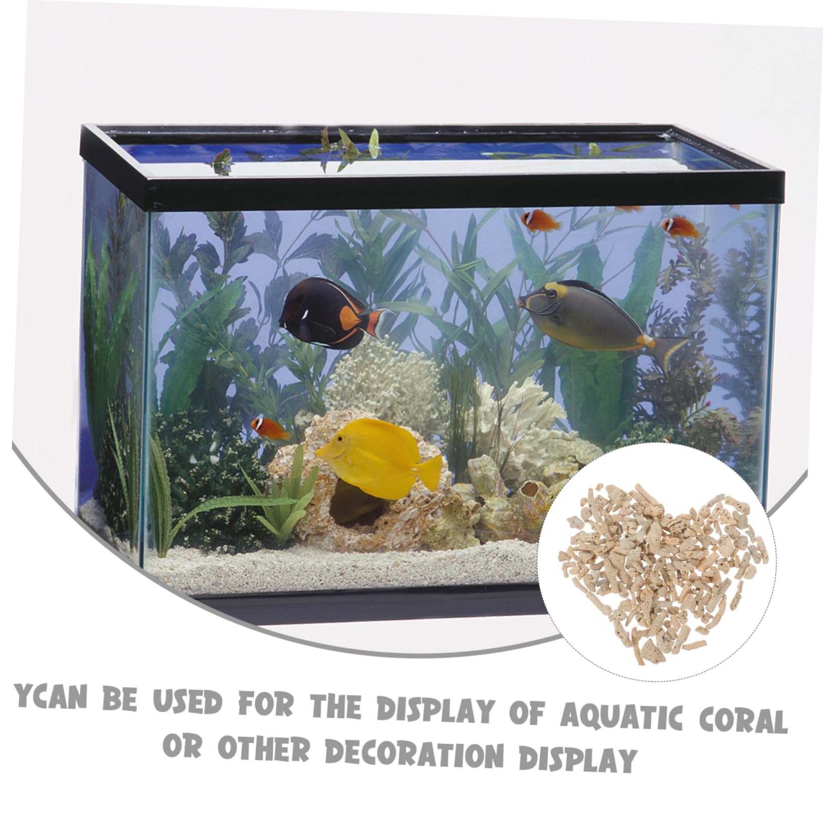 PATKAW 1 Zak Aquarium Grind Verpletterd Koraal Vijver Filter Media Grind Aquarium Koraal Bot Zand Aquarium Biologische Filter Huis Stenen Fish Tank Grind Decor