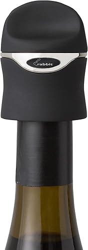 Miniatura 6 de Rabbit Juego de 4 tapones para botellas, multicolor, champán y vino (terciopelo negro)