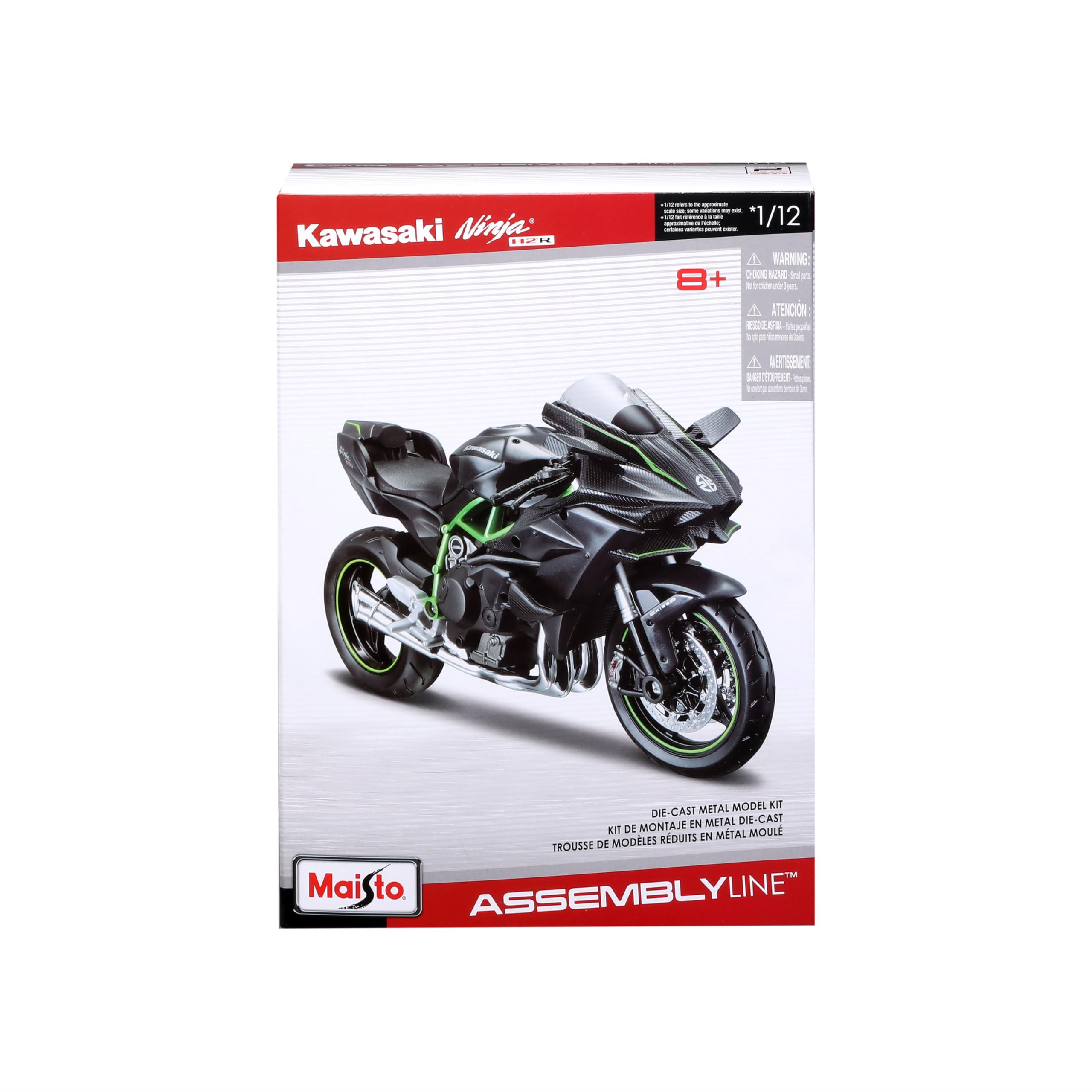 Amazon.com: Maisto 1:12 Scale Assembly Line Kawasaki Ninja H2R