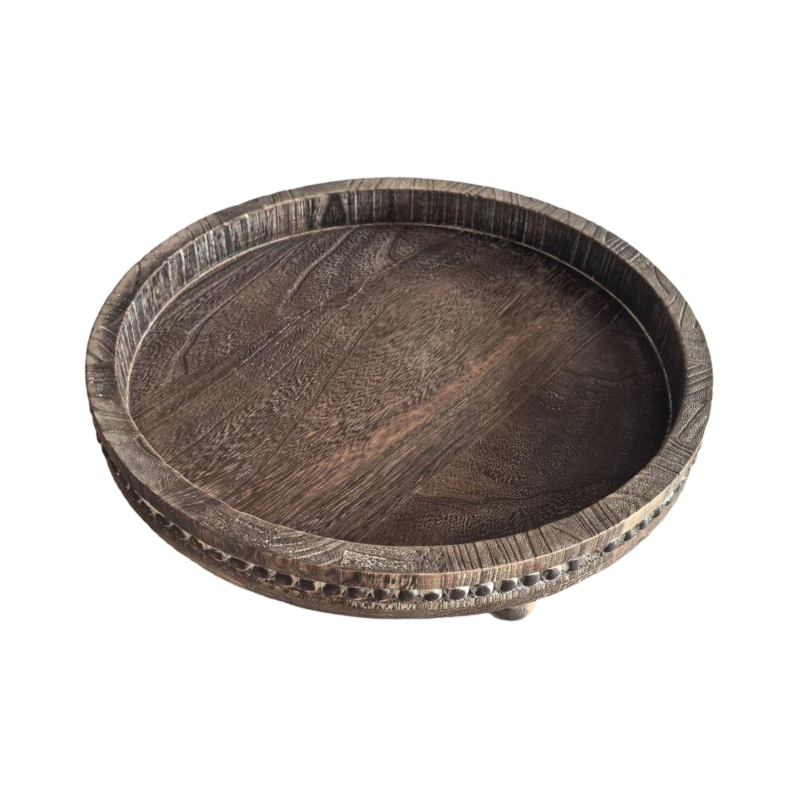 TFAOYS Delicate Wooden Tray Ideal for Organizing Small Items or Showing Decor in Any Room Elegant Storage Tray