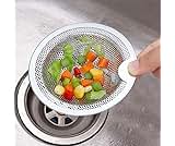 3pcs kitchen Sink Strainer, Sink Food Catcher, Kitchen Sink Accessories, Prevents Clogging of Drain Pipes (10.2 x 7.5 x 2 cm)