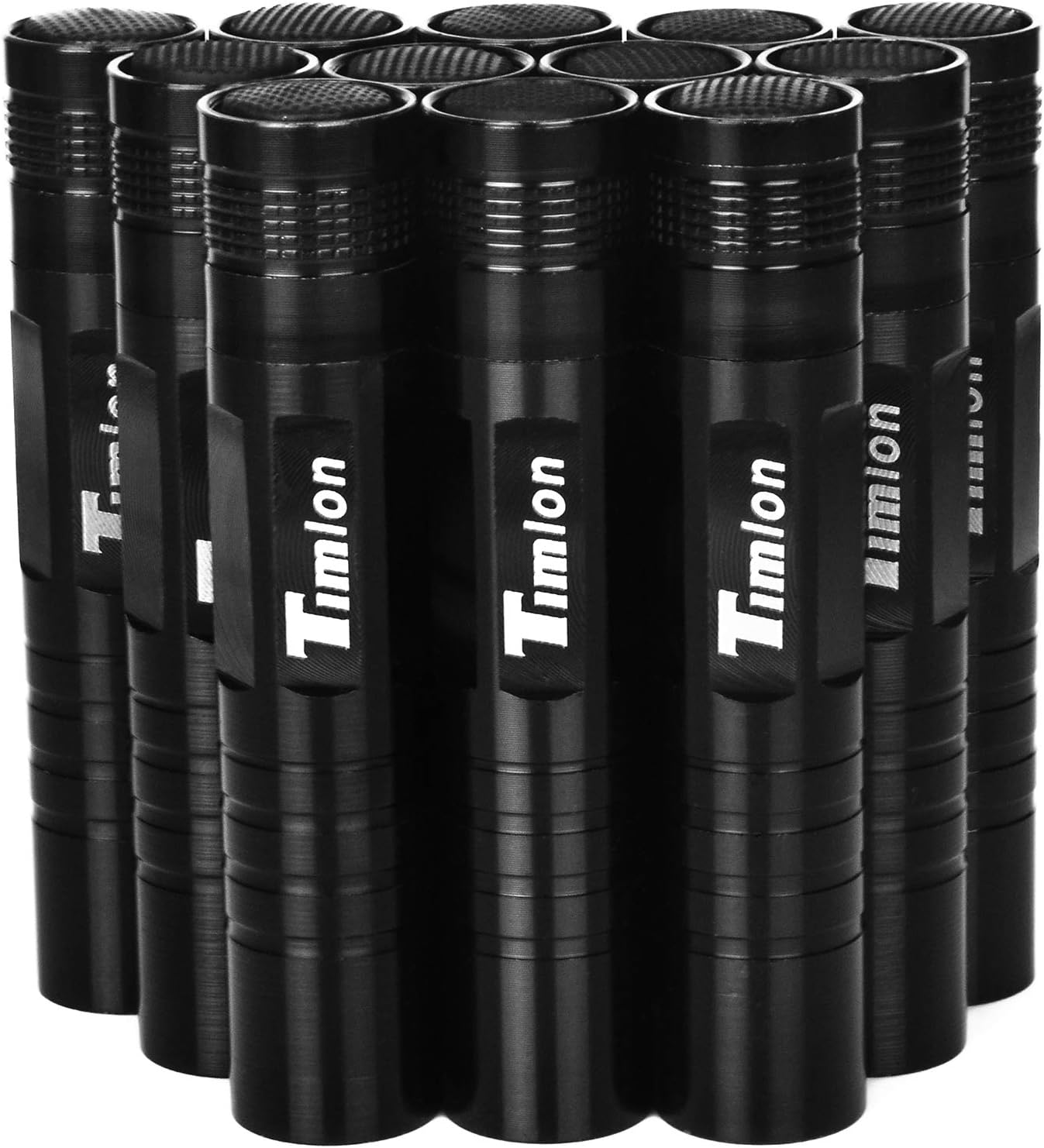 12 Pack Mini Flashlights Small Flashlight LED Flashlight Portable Super Bright 150Lumen Black Flashlight Tactical Flashlight(Black)