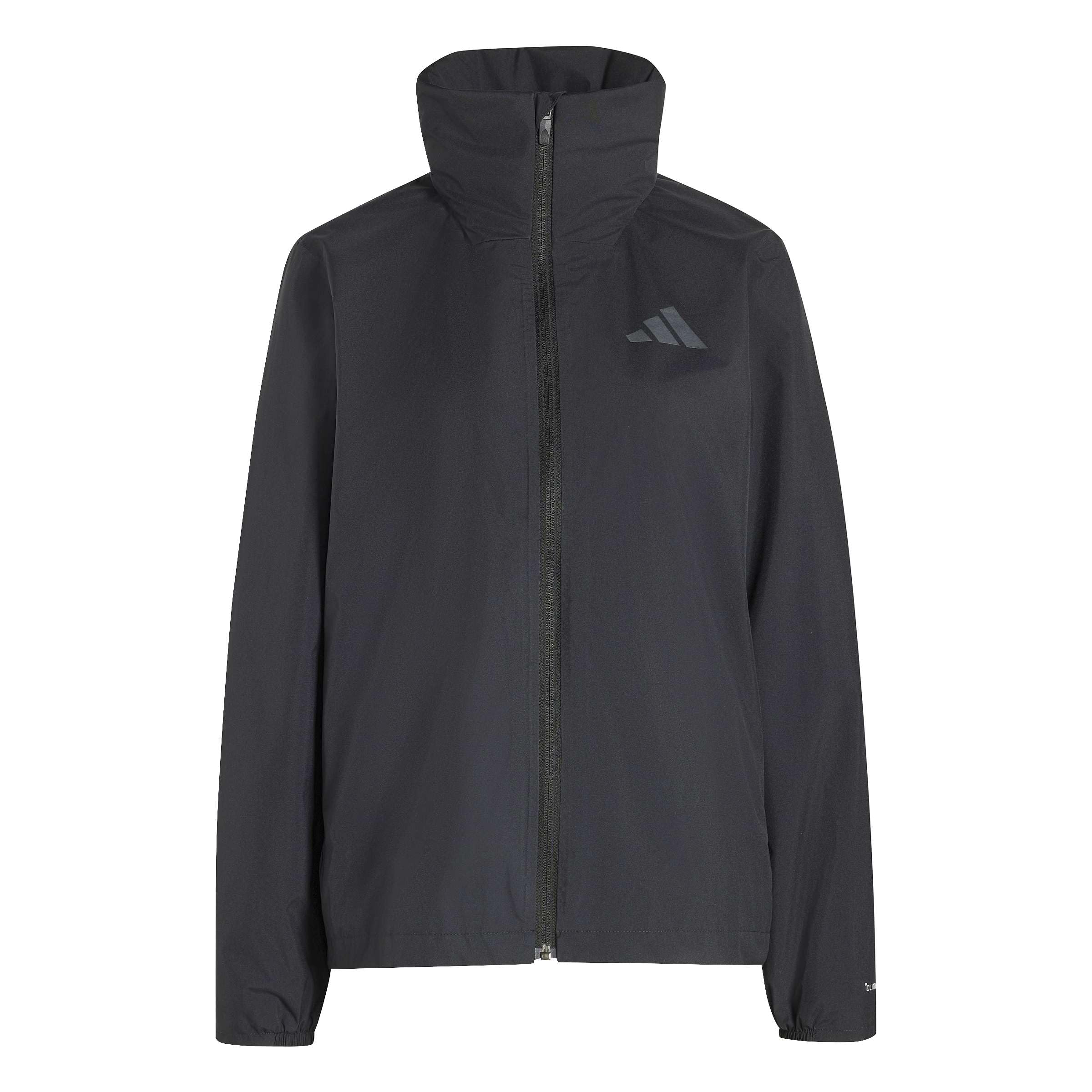 adidas Women's Terrex Multi Essentials 2 Layer Climaproof Rain Coat, black, S