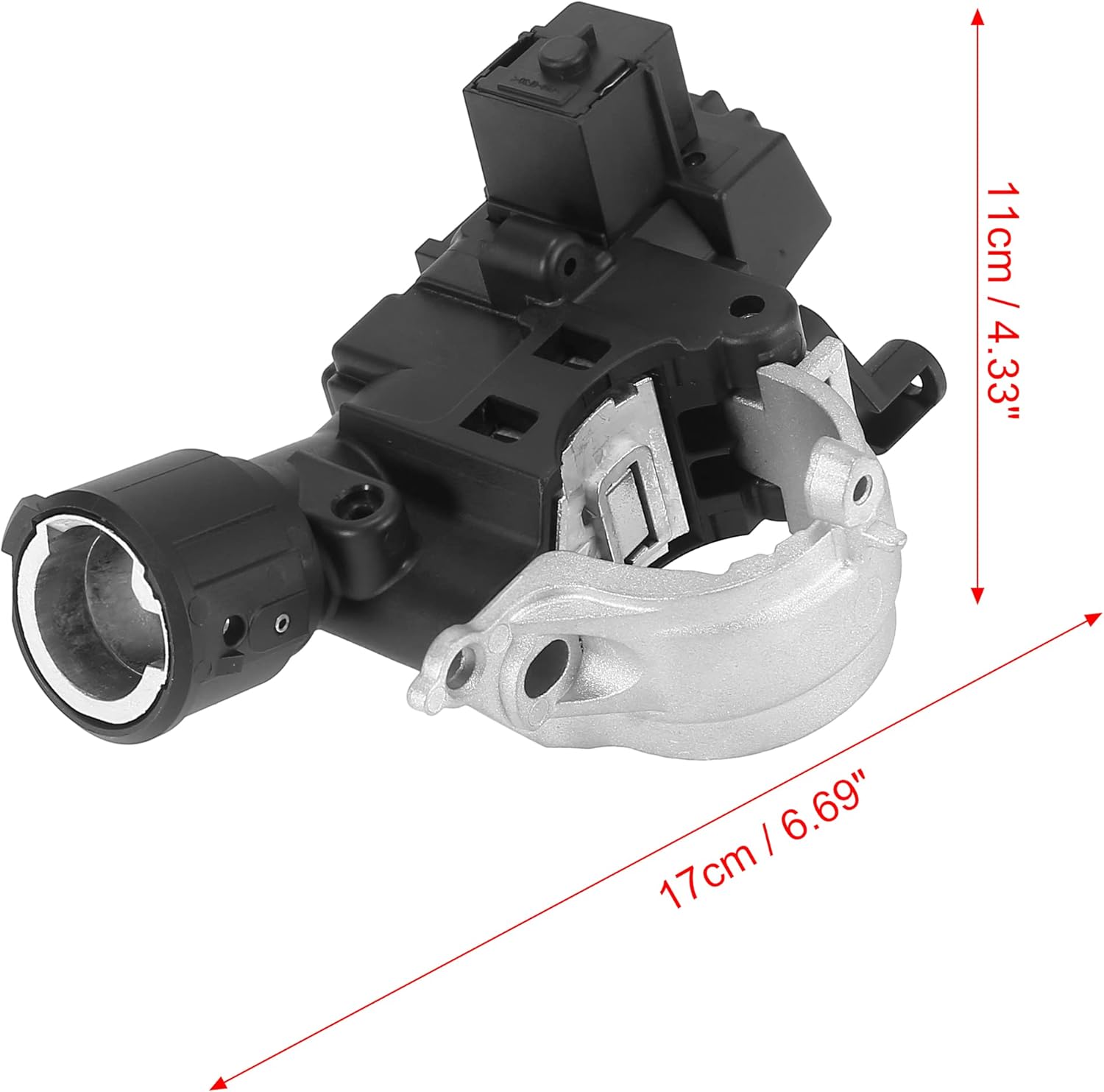X AUTOHAUX 9L8Z-3511-A Ignition Lock Housing Flange Replacement for Ford Escape 2008-2010 for Focus 2008-2011 for Mercury Mariner 2008-2011 989-019