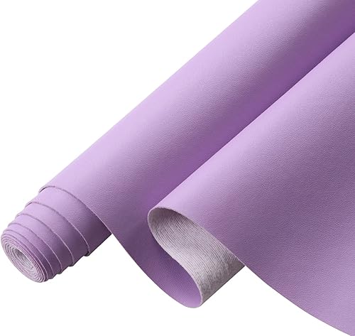 Miniatura 57 de Picheng Sábanas lisas de piel sintética de color sólido de 13.8 x 53 pulgadas, rollo de piel sintética suave muy adecuado para hacer manualidades