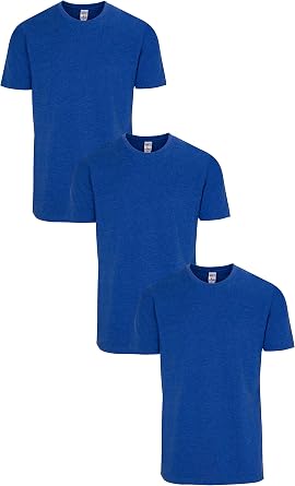 Have It Tall Mens CVC Soft Blend Slim Fit T Shirt 3-Pack