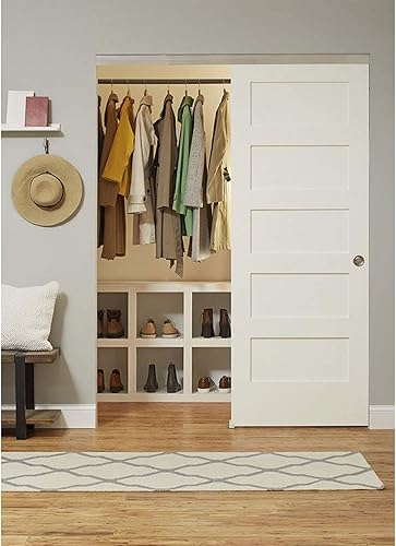 Miniatura 2 de Johnson Hardware Herrajes para puerta de derivación deslizante serie 138F964D 138F (sistema de 4 puertas de 24 pulgadas, 96 pulgadas en total)