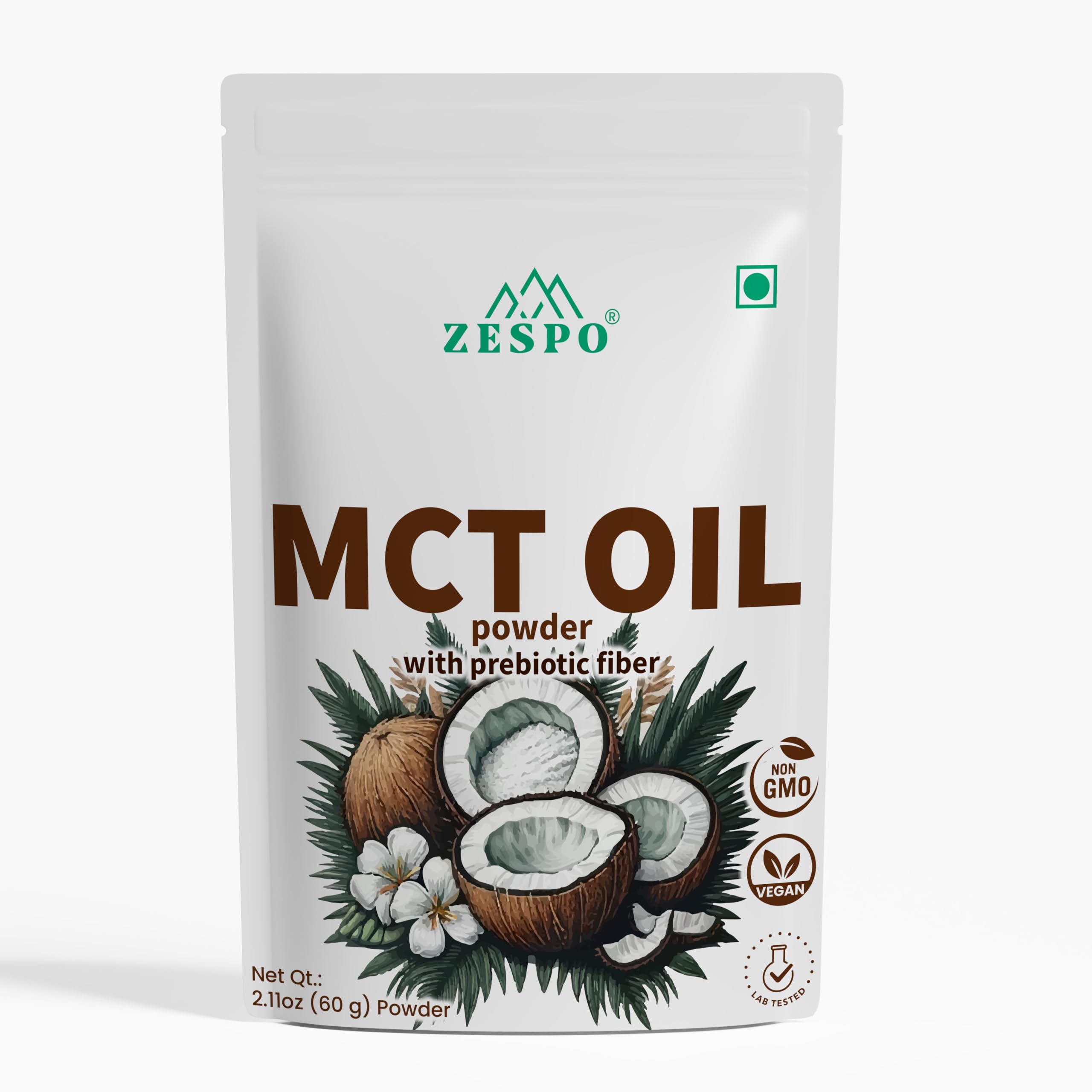 Zespo Organic MCT Oil Powder, Weight Management & Belly Fat Burner, Slim Body & Metabolism Booster for Men & Women - 60g (B0D9S8JZ96) Amazon Price History, Amazon Price Tracker