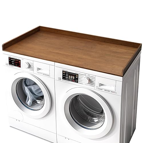 Gashell Washer Dryer Countertop, 27.5" x 54" Bamboo Washer and