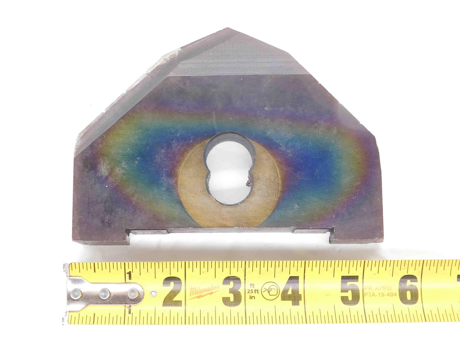 1pc AMEC 5 3/8" Series H HSS Spade Drill Insert 10294-0512 CPM-M4 5.375 45 DEG - DM2024BU5