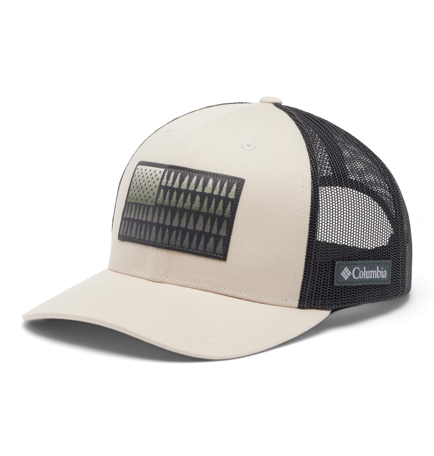 Columbia Unisex's Tree Flag Mesh Snap Back Cap, Dark Stone, Shark, One Size