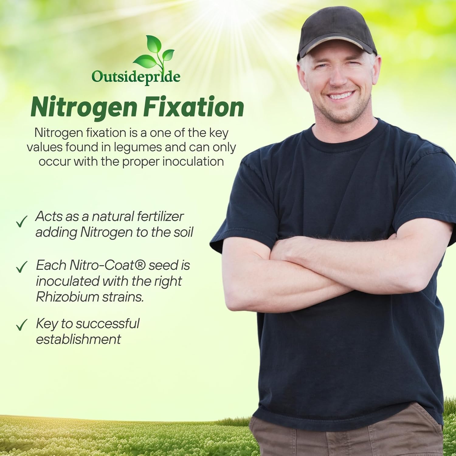 Outsidepride Annual Subterranean Clover Seeds for Lawn - 10 lbs. Cold Hardy, Nitrogen-Fixing Cover Crop Seeds for Pasture, Forage & Ground Cover, Soil Improvement, Ideal for Wild Life Grazing