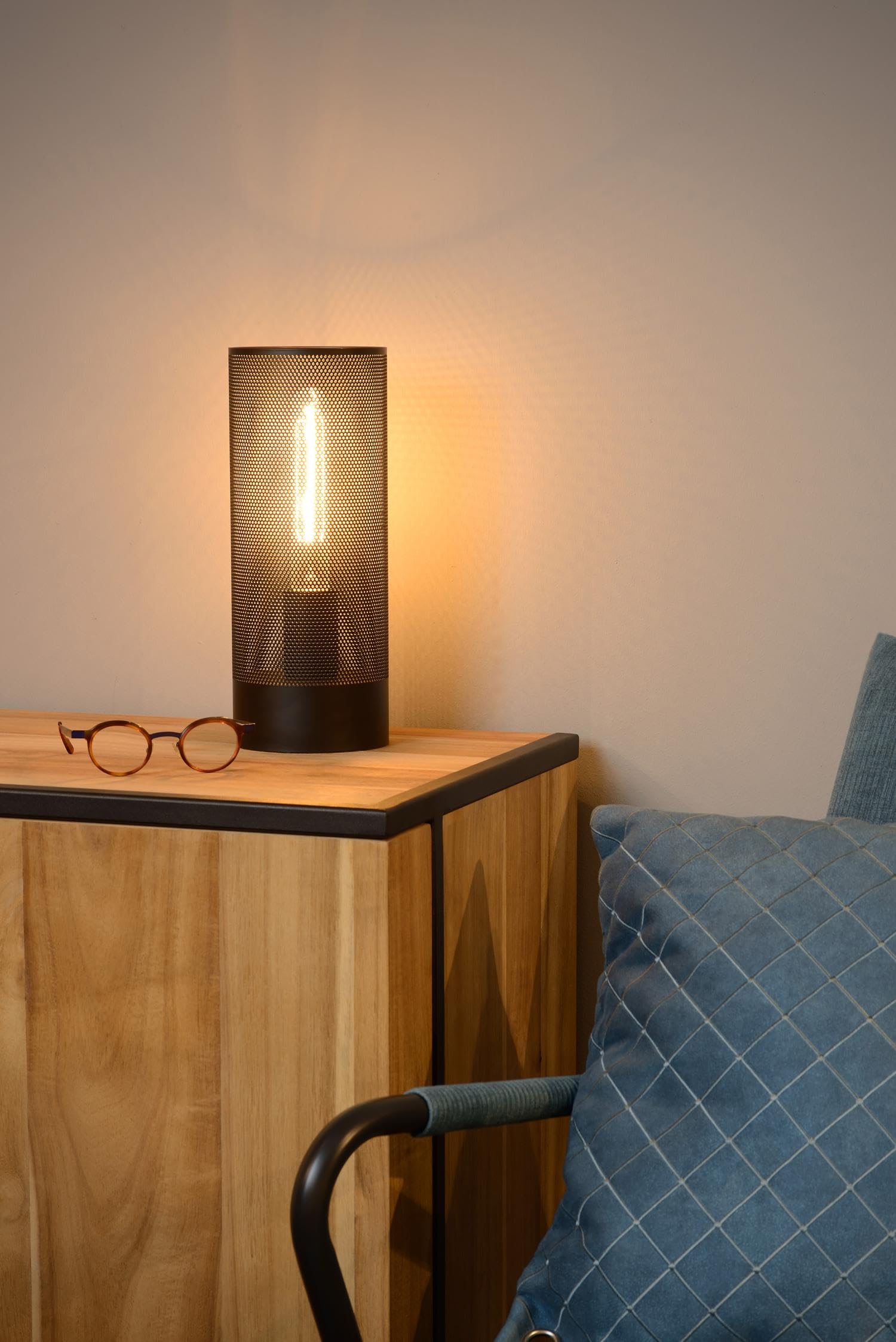 Lampada Da Tavolo Lucide Tagalog In Metallo E Rattan Compra Online