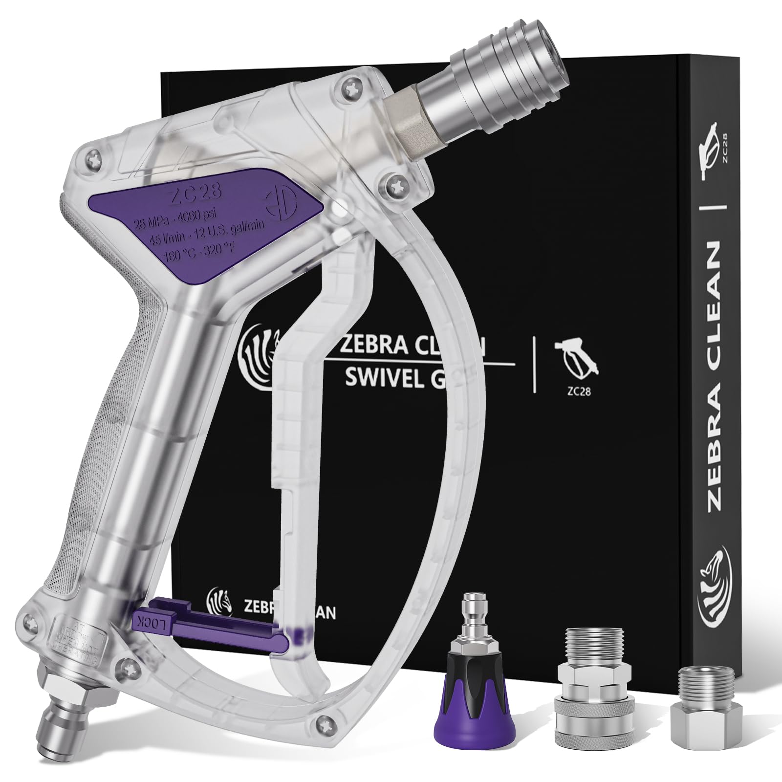 ウォーカー&ガン　Walker&GUNN　アデレード Amazon.com: Short Pressure Washer Gun, Swivel Power Washer Gun