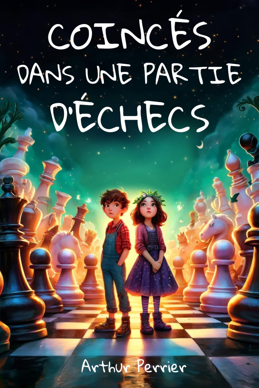 Coincés dans une partie d'échecs - Roman pour enfants à partir de 9 ans - Fantastique et Aventure.