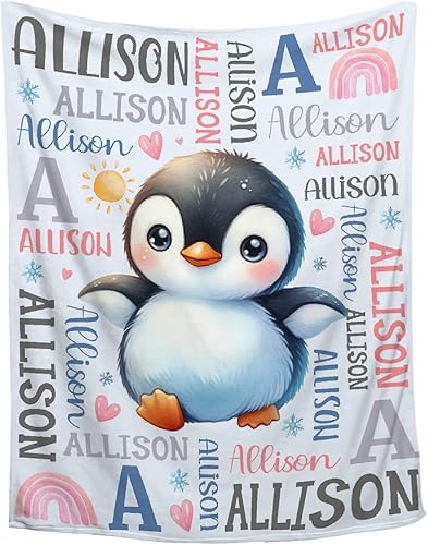 Miniatura 16 de Manta de bebé personalizada de conejo, regalos personalizados de conejito para niños y niñas, ultra suave, afelpada, acogedora y transpirable, manta