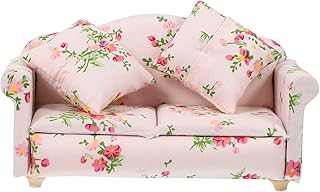 FOYTOKI Casa De Bonecas Sofá Micro Paisagem Modelo Casa De Boneca Cama Cadeiras Em Miniatura Para Artesanato Móveis De Casa Em Miniatura Sofá Infantil Sofá Móveis Infantis Sofá Brinquedo