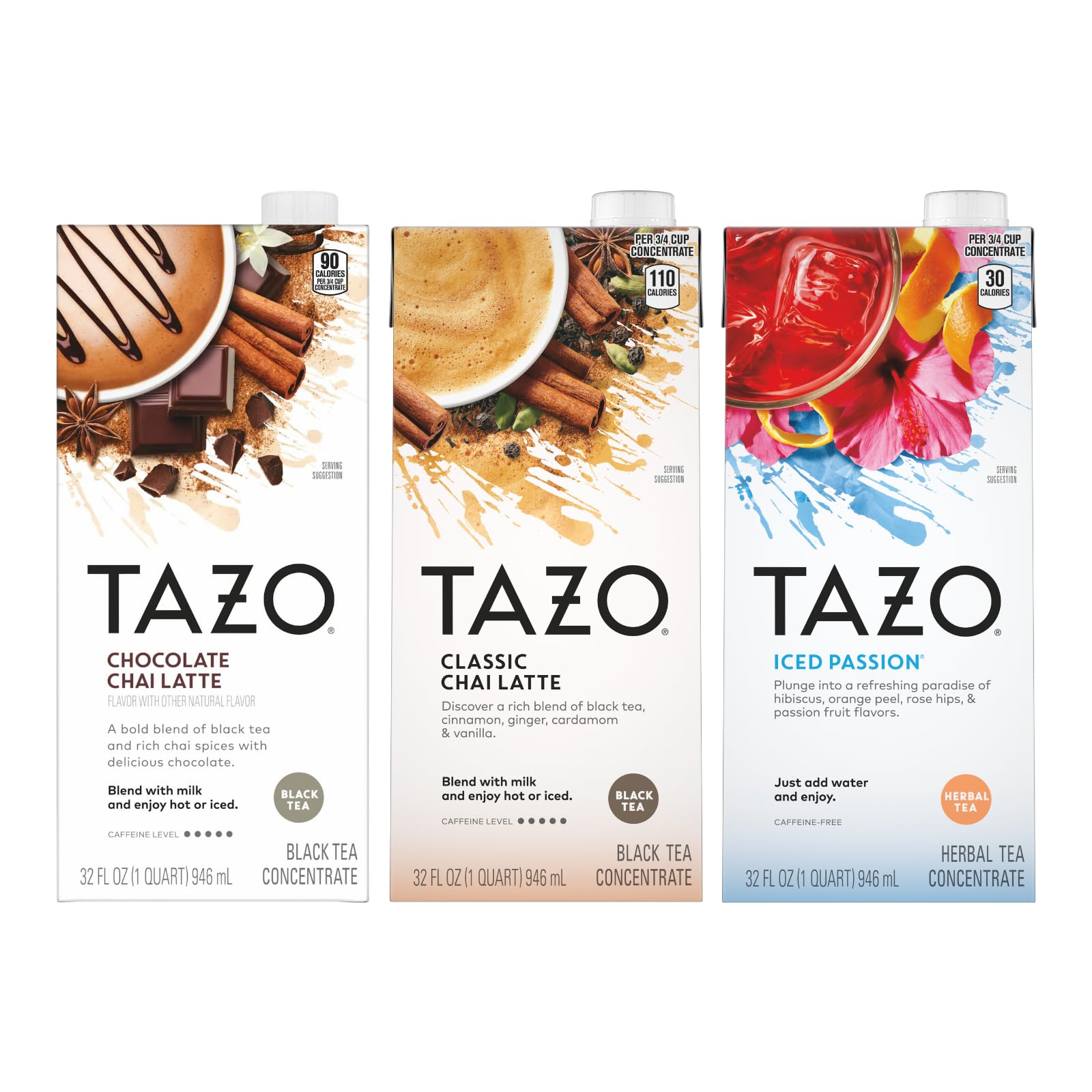 Amazon.com : TAZO Tea Concentrate, Chocolate Chai Latte, Classic