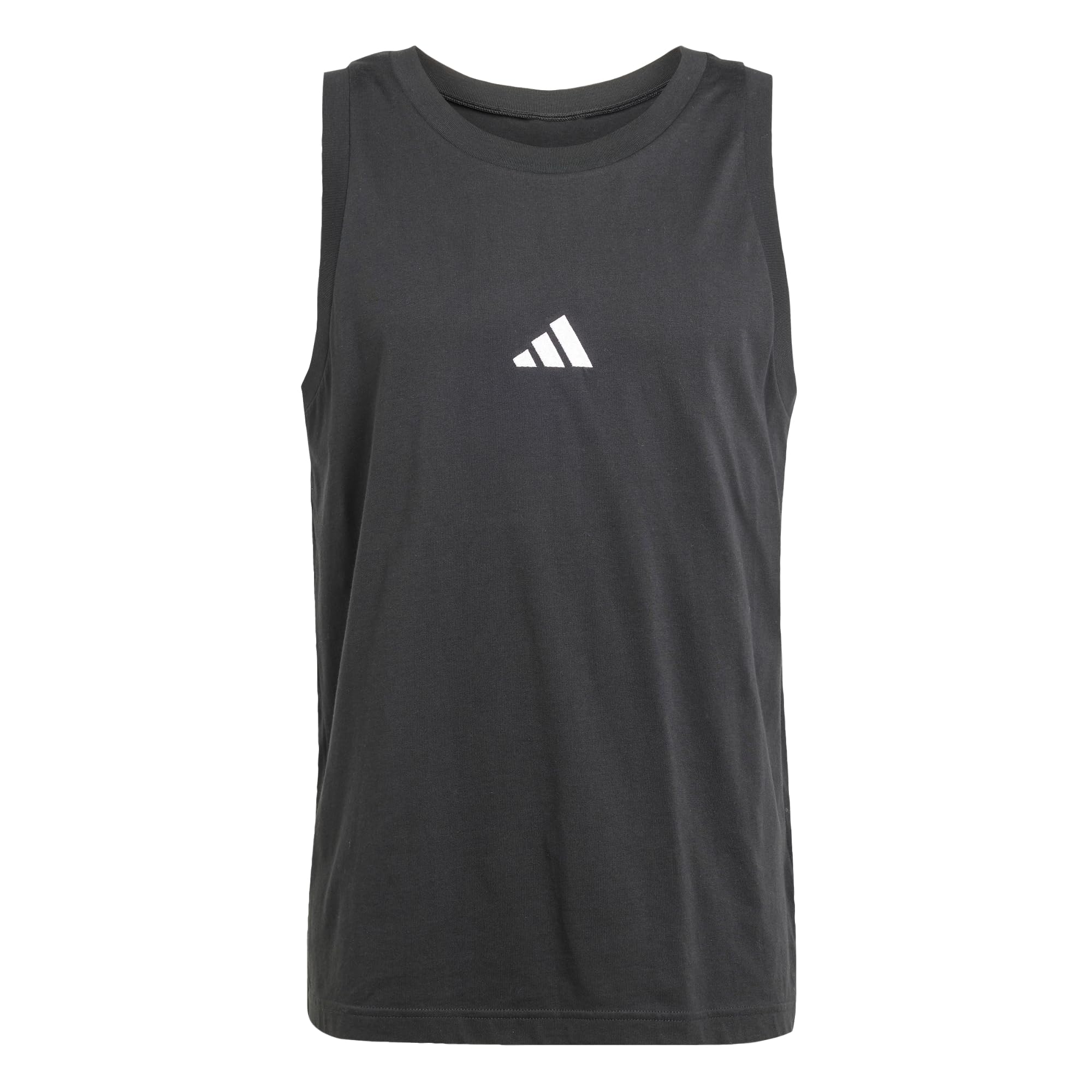 Adidas Męska koszulka bez rękawów Essentials z małym logo Single Jersey