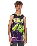 Marvel The Incredible Hulk Basketball Jersey Men's Unleash The Fury Athletic Gym Tank Top