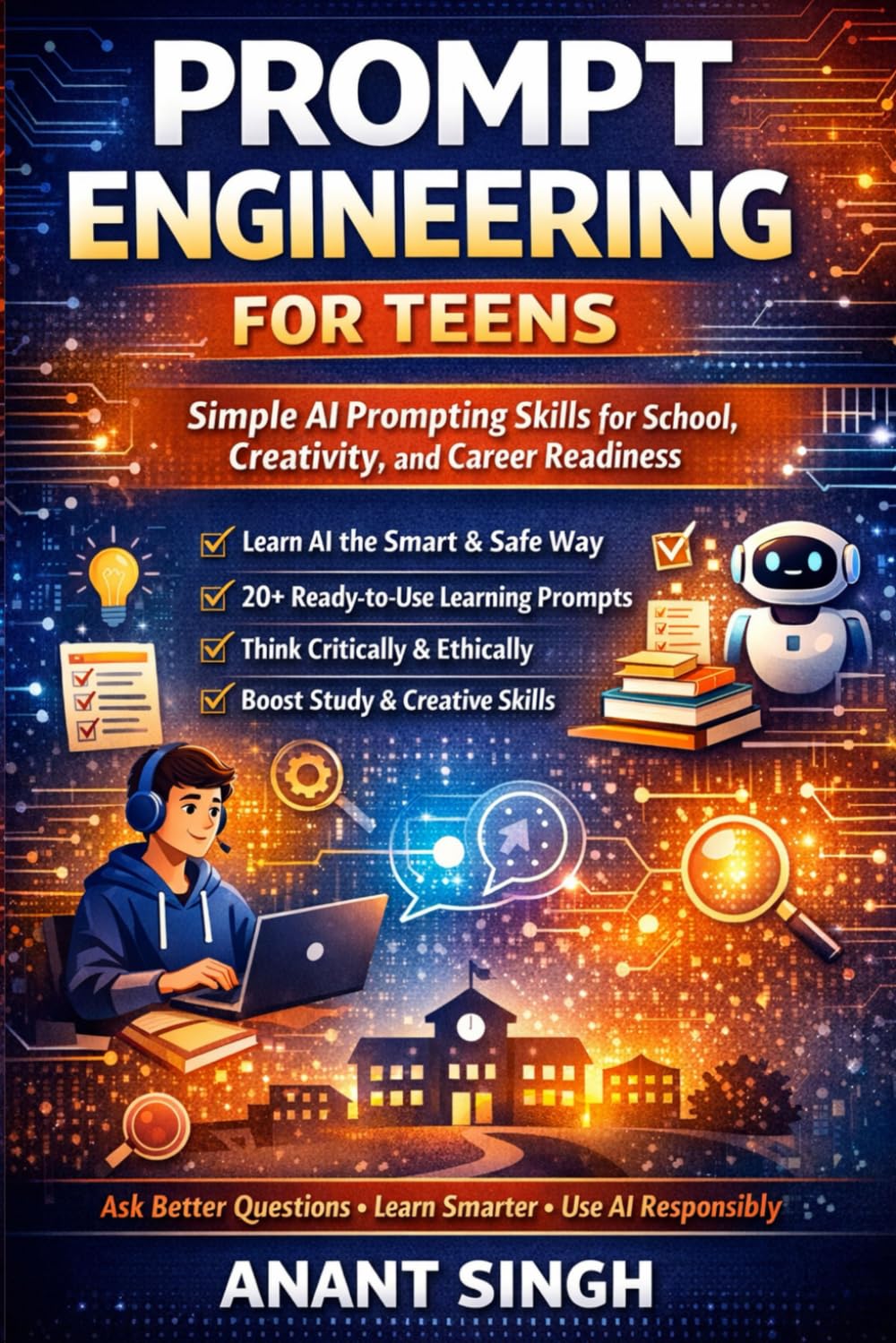 PROMPT ENGINEERING FOR TEENS: Simple AI Prompting Skills for School, Creativity, and Career Readiness (Tech And Ai)