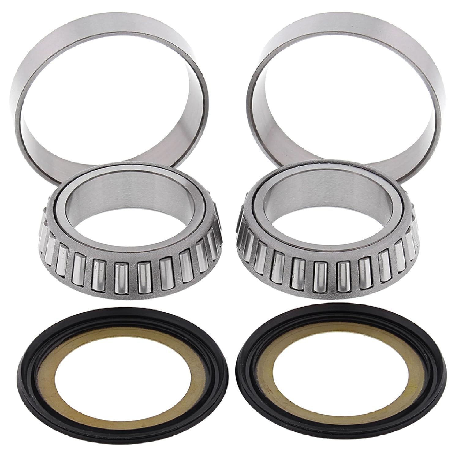 All Balls Steering Stem Bearing Seal Kit Compatible with/Replacement for Kawasaki Suzuki, 22-1031
