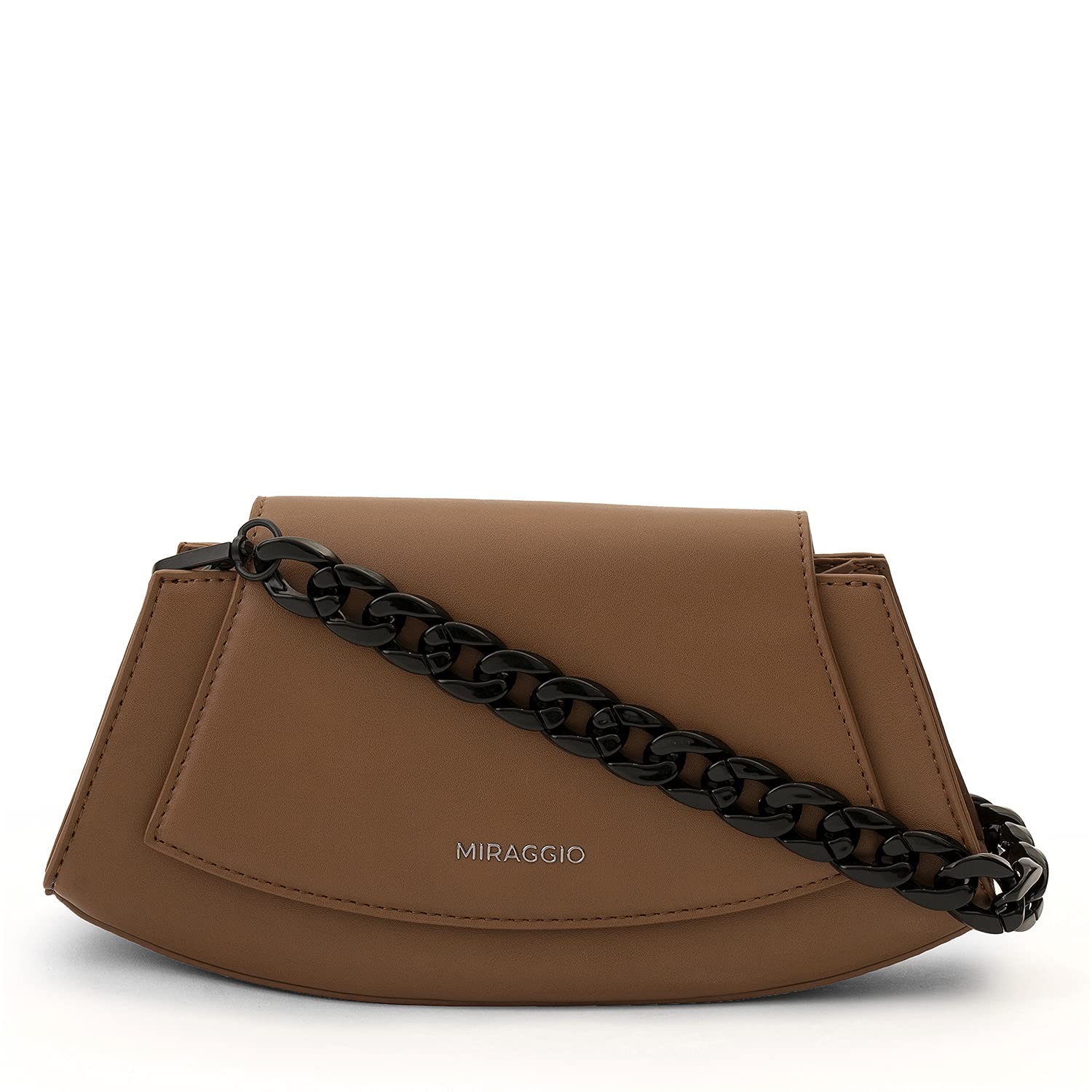 MiraggioHelene Women's Structured Shoulder Handbag with Crossbody Strap | Stylish Shoulder Bag For Ladies