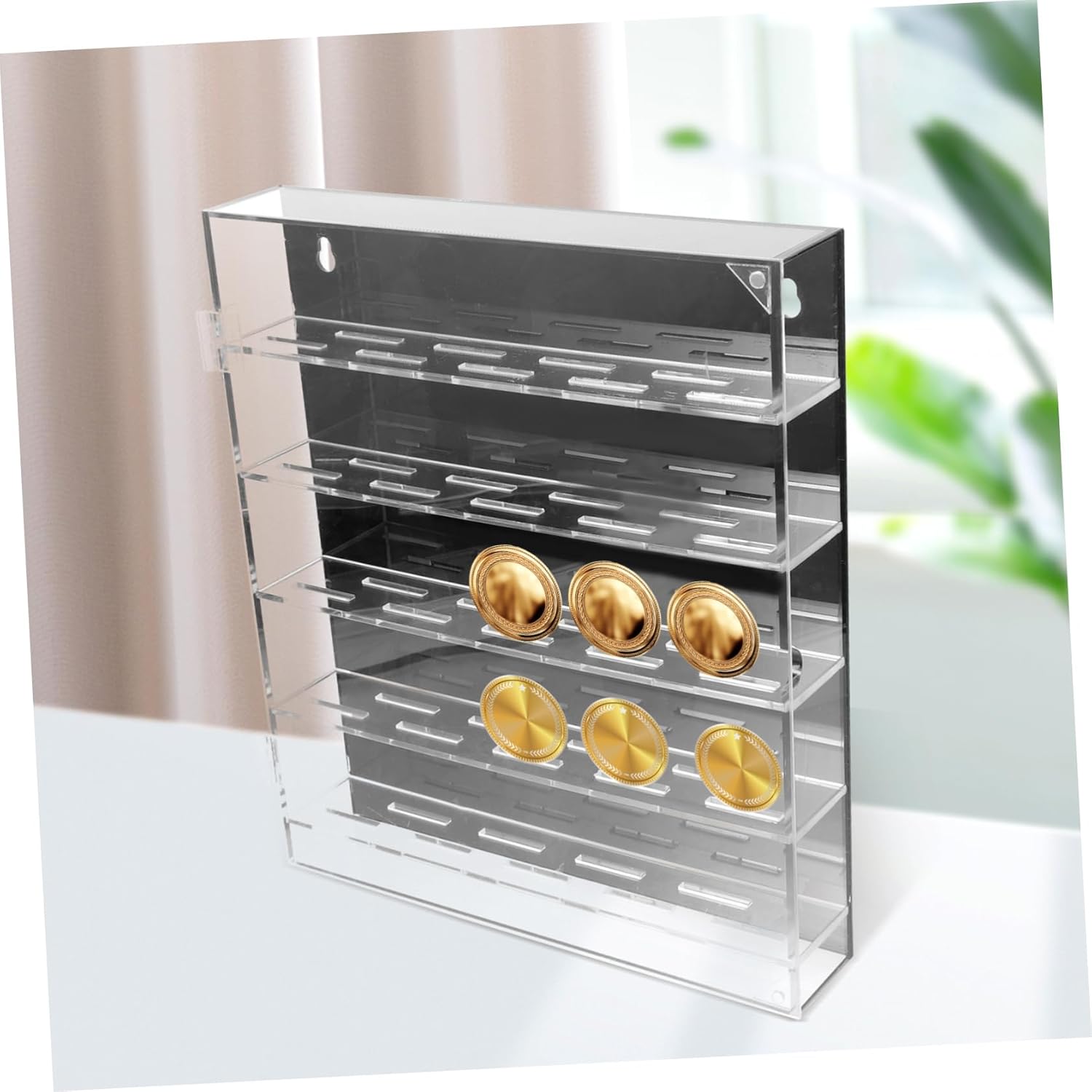 Clear Display Case Holder for Collectors Protects Against Scratching Attractive Transparent Design for Easy Viewing