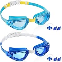 Vista 18 de Aegend - Gafas de natación de 2 unidades, gafas de natación para niños, niños y niñas de 3 a 14 años