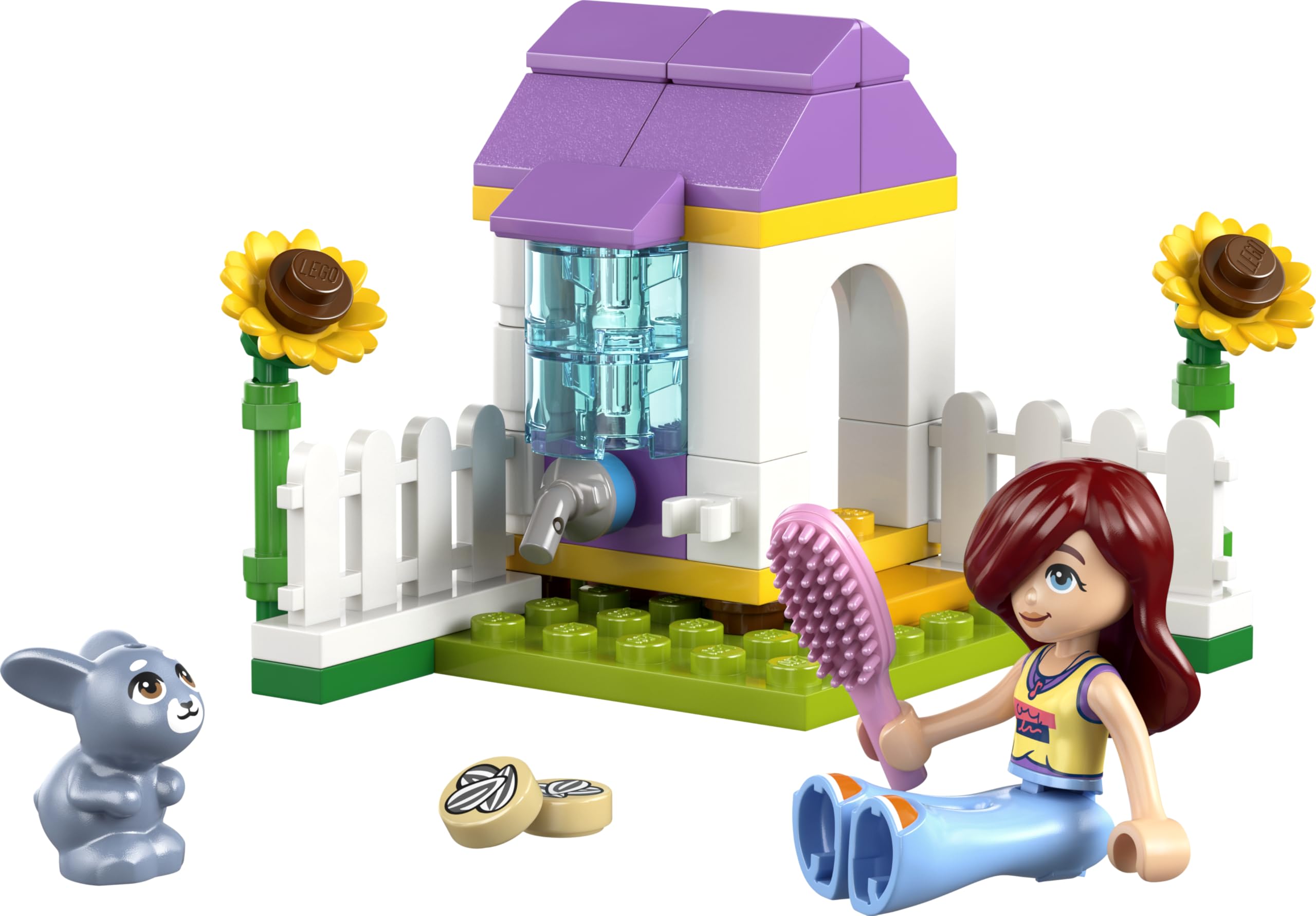 LEGO Friends Garden Bunny House 30722 (46 Pieces) – Paisley Mini-Doll & Bunny Melody, Paper Bag Set, Ages 5+