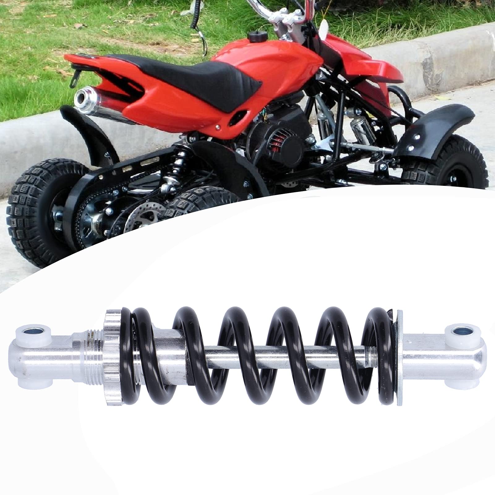 Ammortizzatore, 180mm 1500LB Ammortizzatore a Molla di Sospensione in Lega di Alluminio per Mountain Bike Motocicletta Elettrica Go Kart Dirt Bike
