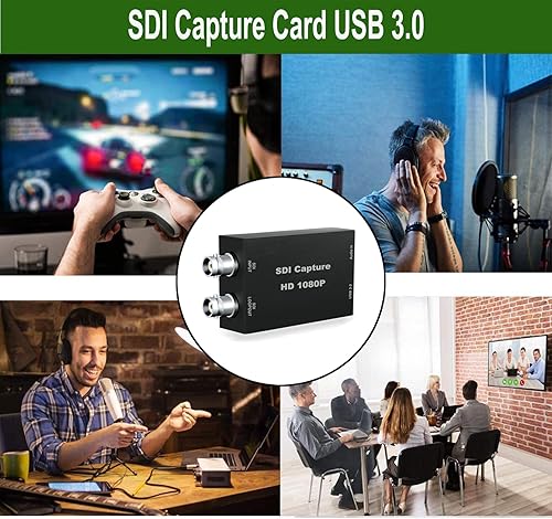 Miniatura 4 de Tarjeta de captura SDI, 1080P SDI a USB 3.0 con tarjeta de captura de video SDI Loopout, tarjeta de captura de adaptador SDI a USB