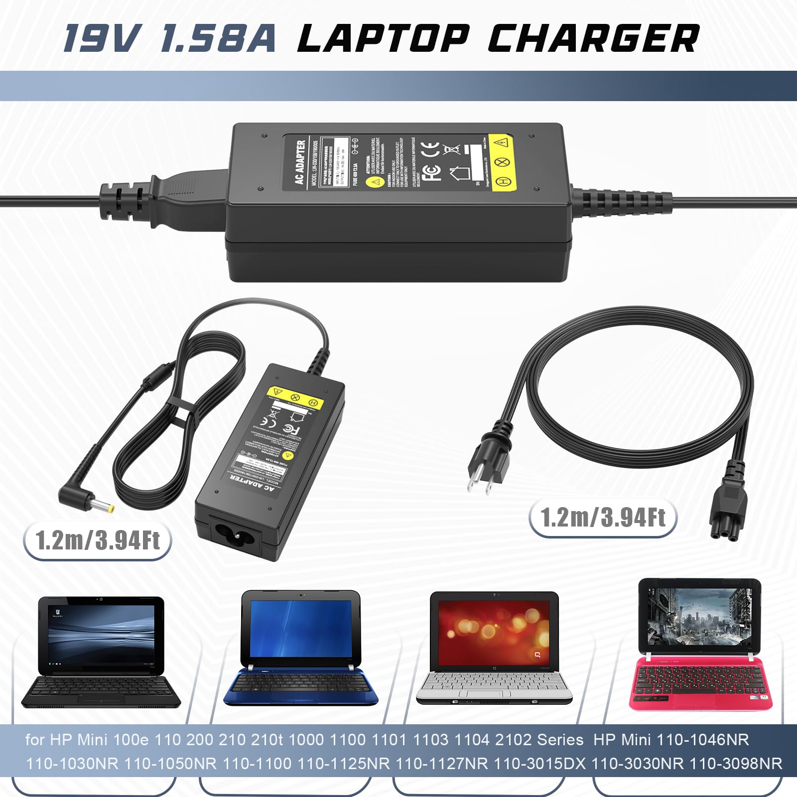 Chargeur Adaptateur Secteur Pour HP COMPAQ Mini 210-1110SF - Neuf Garantie 1 An