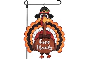 Thanksgiving Garden Flag Outdoor Decorations for Outside