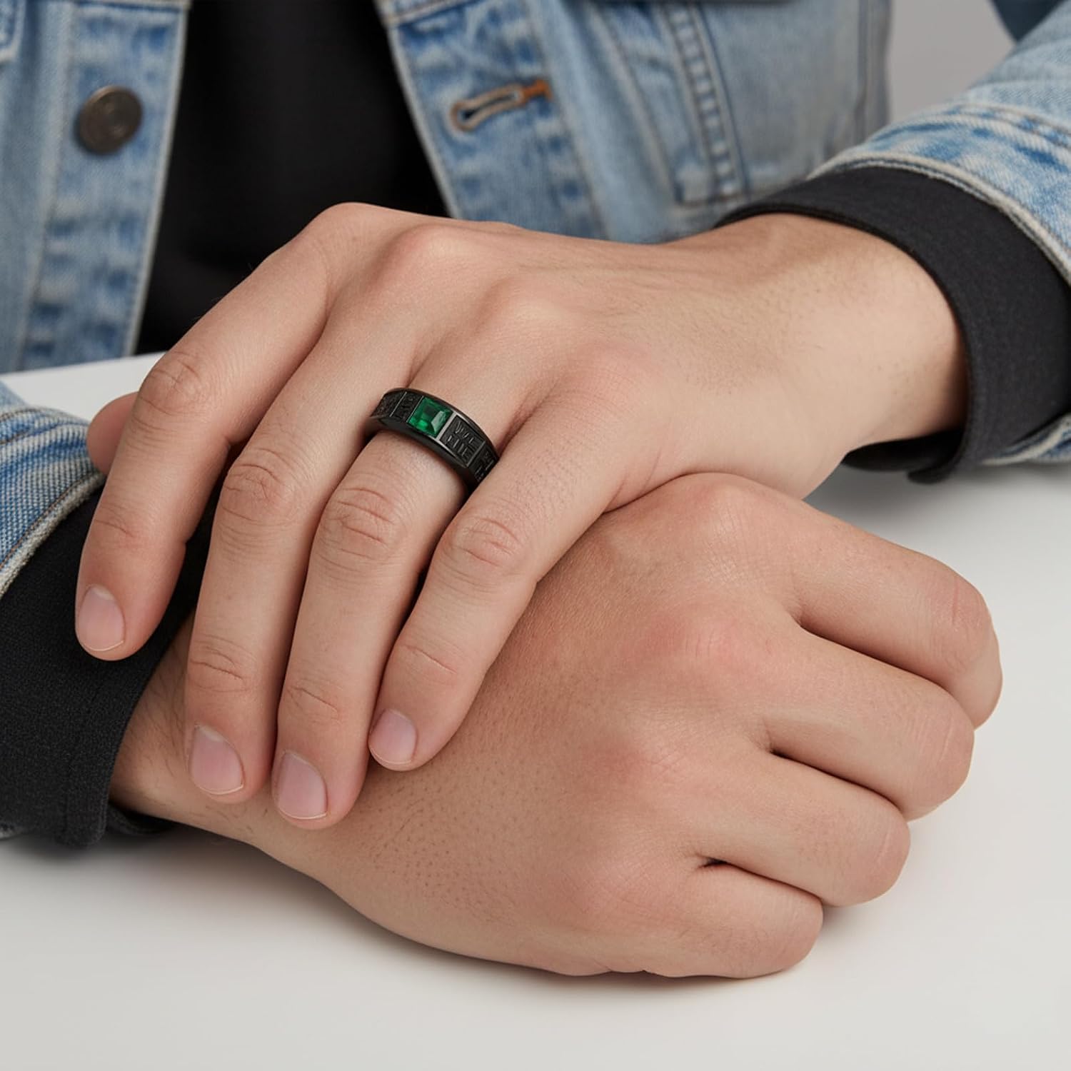 2026 High School Class Rings for Men 925 Sterling Silver Customized Graduation Ring Graduation Gifts for Him