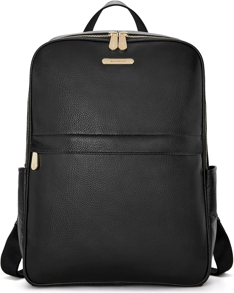 Genuine Leather Backpack for Women 15.6" Laptop Backpack Purse