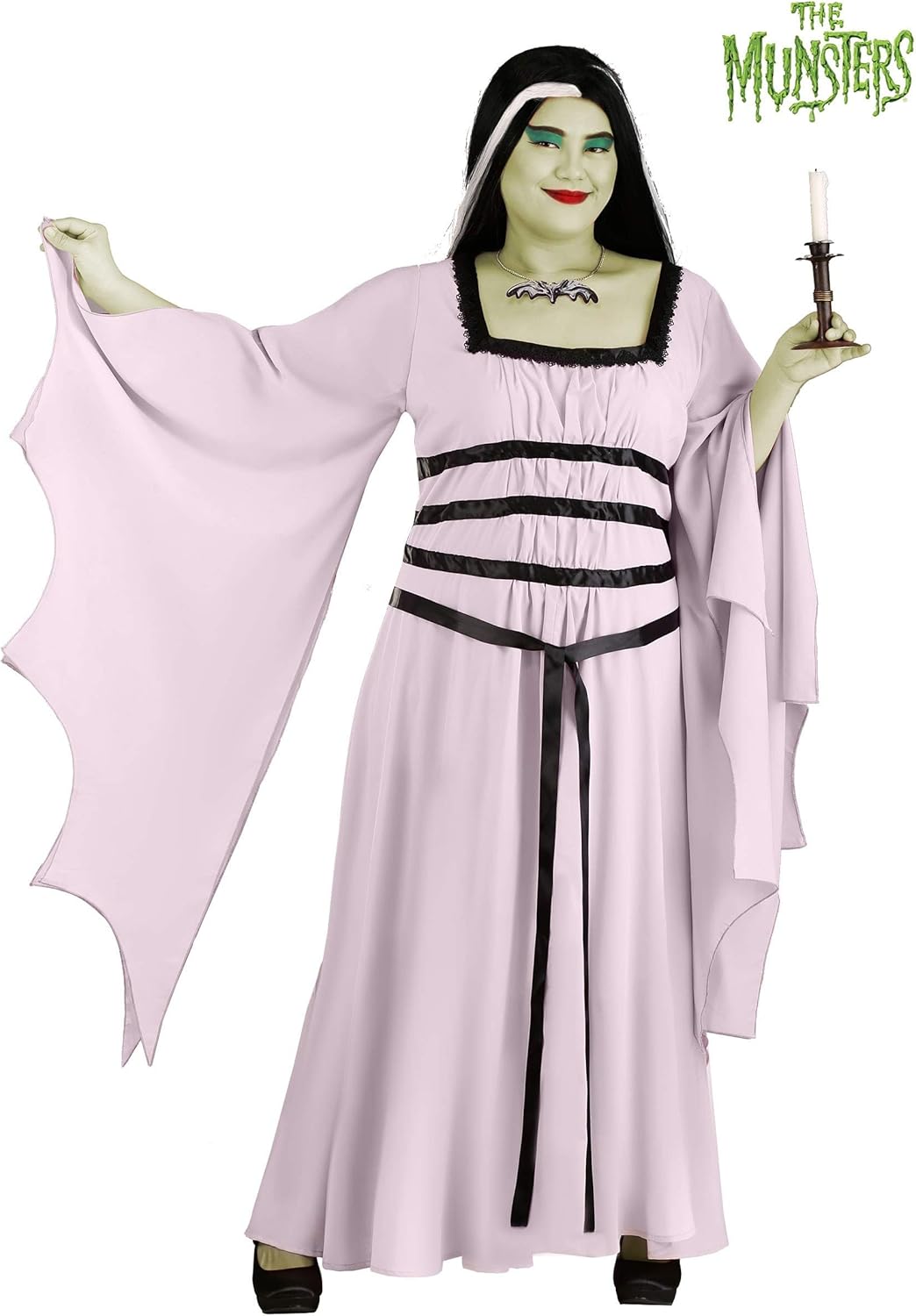 Lily Munster Costume Plus Size for Women, The Munsters TV Show Dress, Halloween Vampire Costume