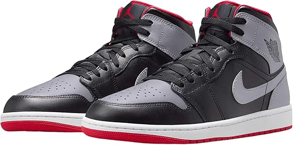 Amazon.com | NIKE Air Jordan 1 Mid Men's Shoes (DQ8426-006, Black
