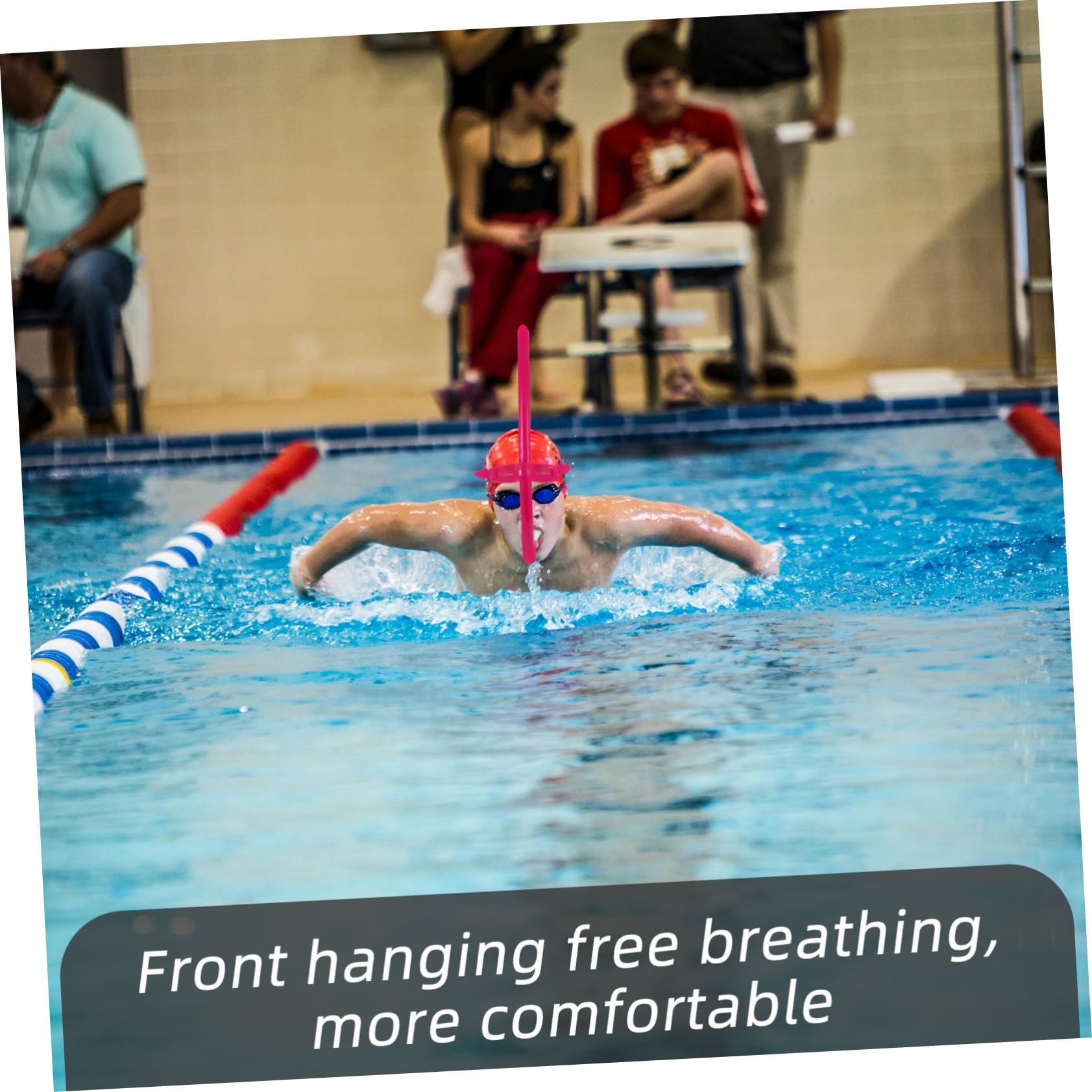 Happyyami 1set Adult Front-Mounted for Swimming Training Comfortable and Efficient Design Reduced Water Resistance for Lap Swimming and Snorkeling Activities