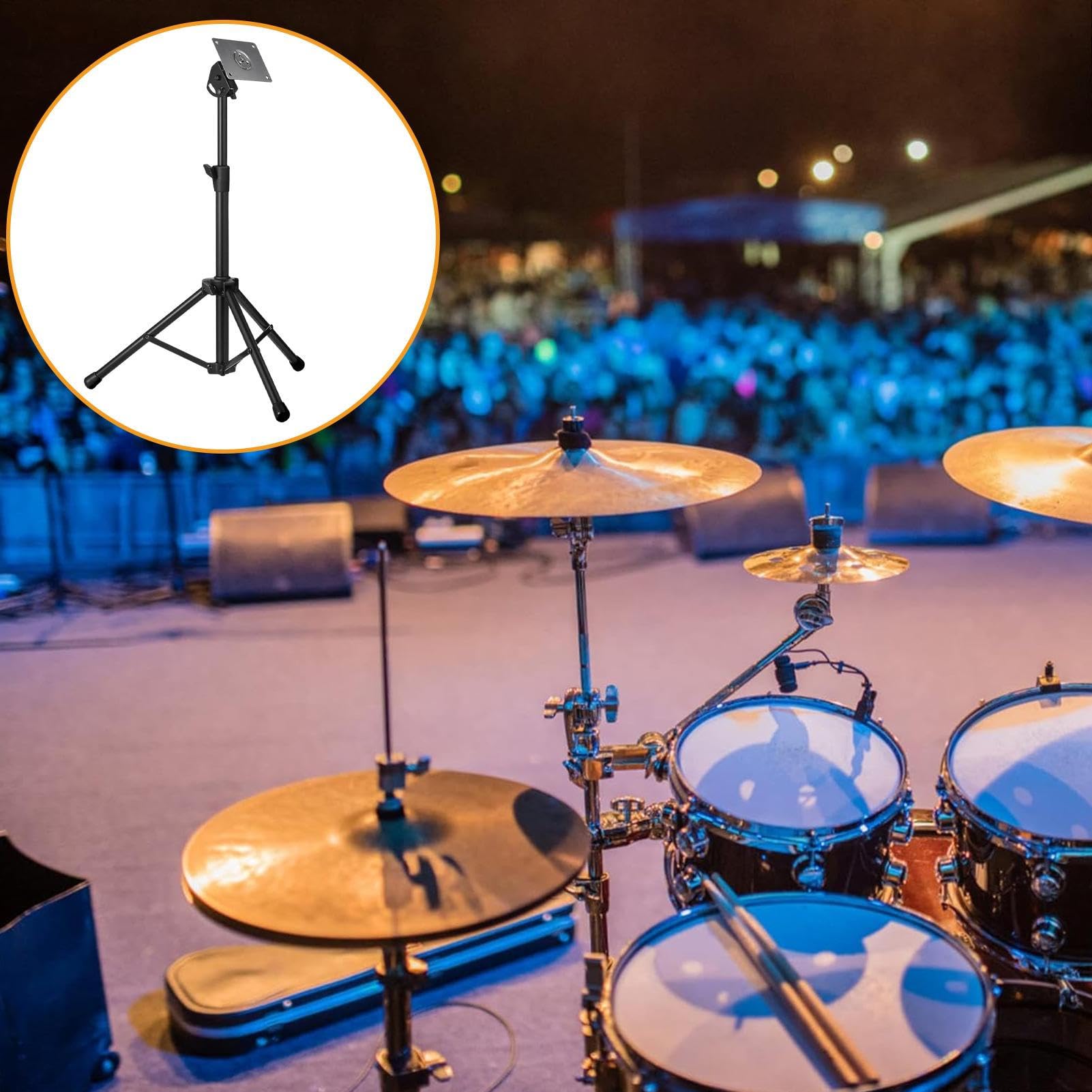 Trommelständer Geräuschreduziert Tragbar Verstellbar Und Ergonomisch | Halter für elektronische Snare Für jugendliche Anfänger Schlagzeuger Schüler Band Reise Camping Outdoor Schule Zuhause Üben
