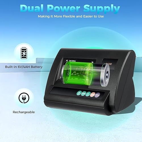 Miniatura 6 de LIYUANJUN Kit de báscula para ganado, 5000 libras de alta precisión con caja de conexiones de 4 cables, capacidad de carga de 2.5T, kit de báscula