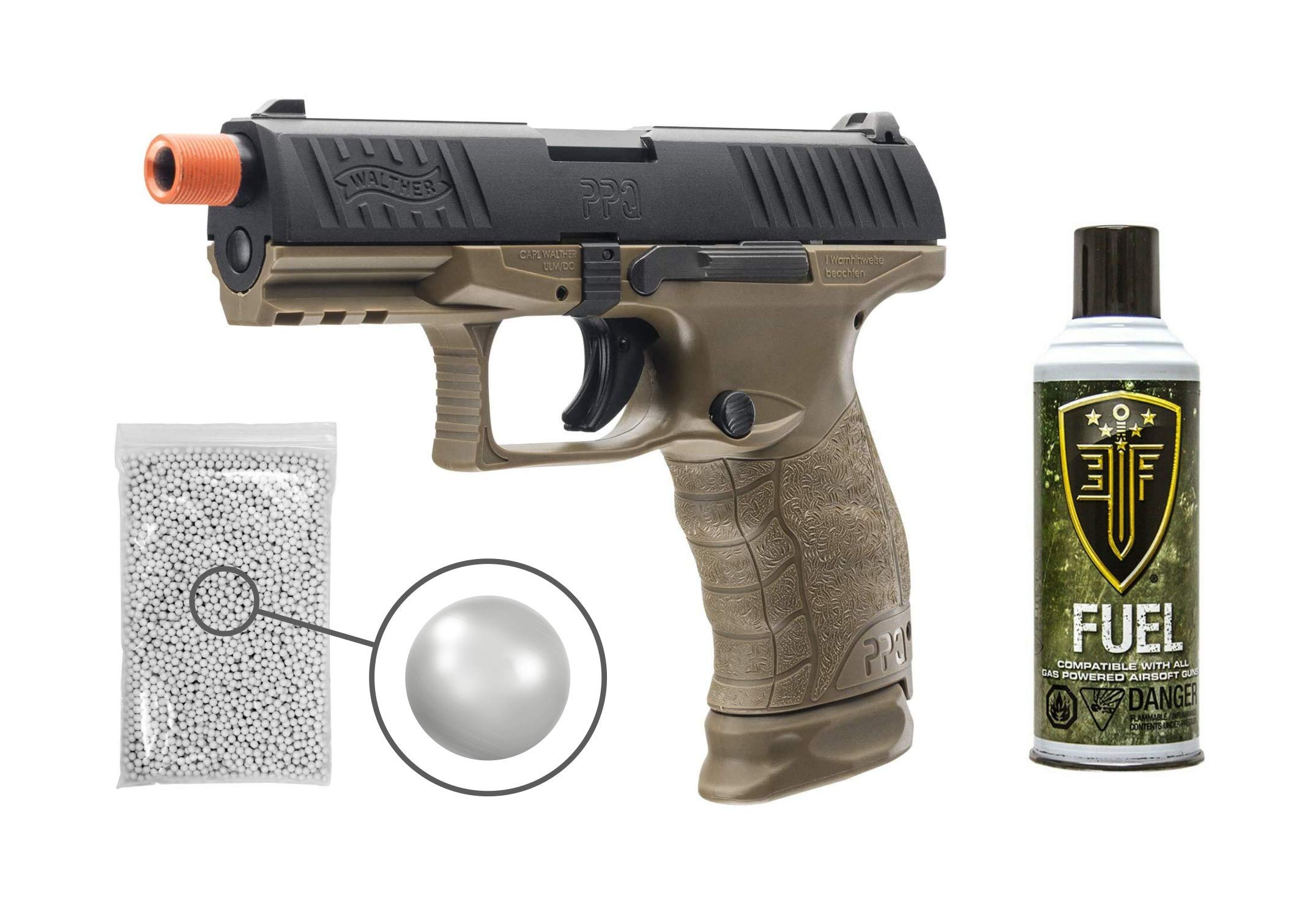 Buy Wearable4U Elite Force Walther PPQ Gen3 GBB Blowback 6mm BB Pistol