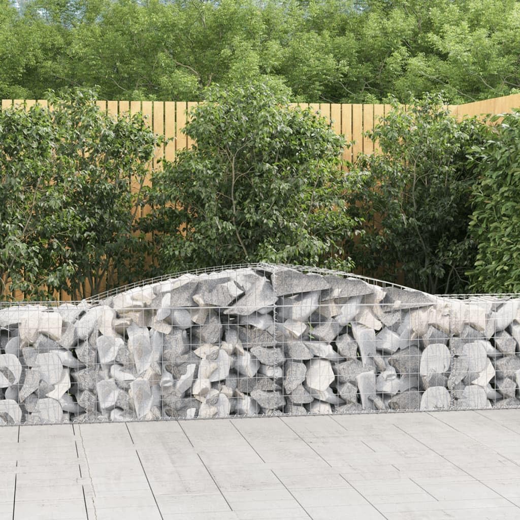 Cages gabion voûtées pour régler les problèmes de vis-à-vis et retenir la terre du jardin