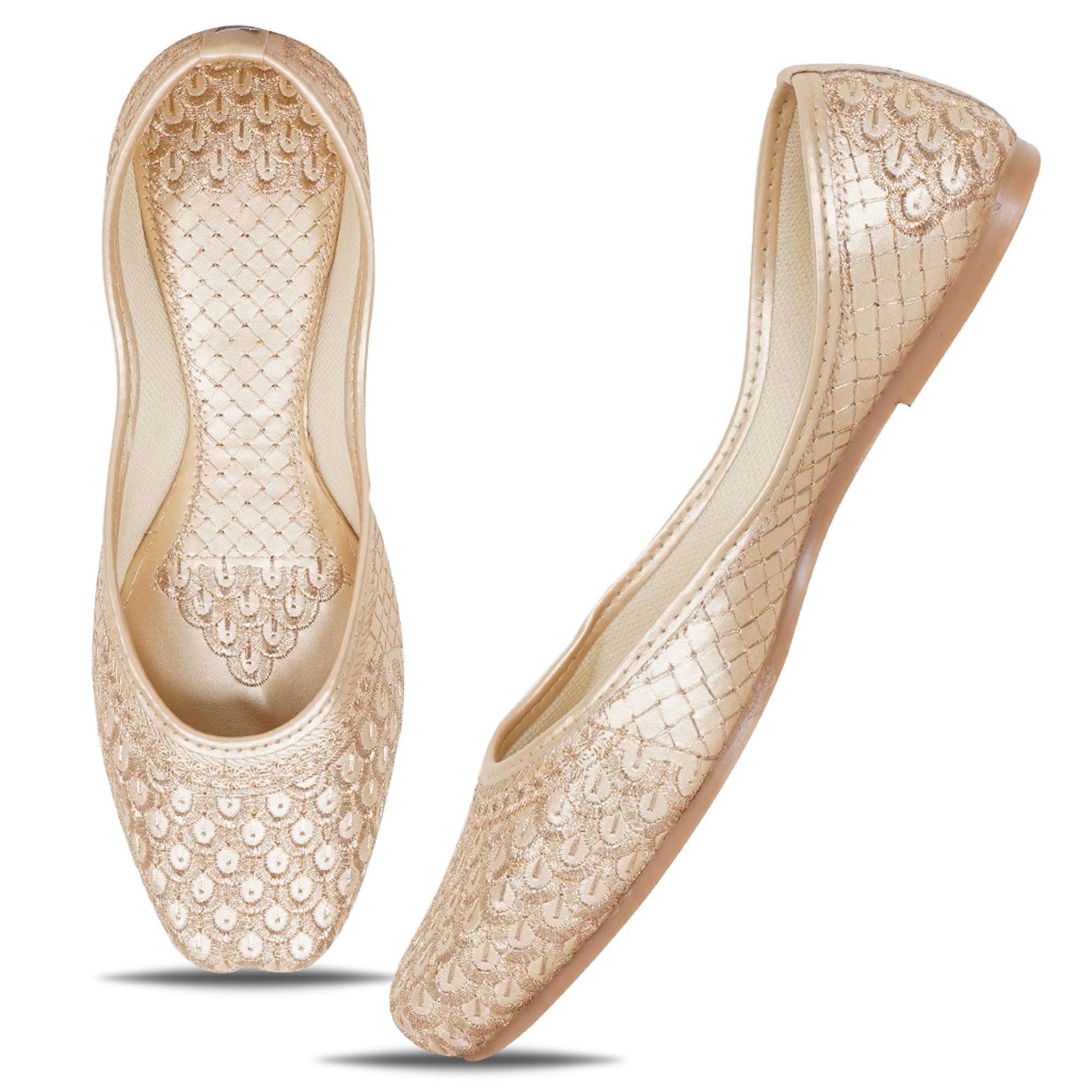 Women Juti | Embroidered Rajasthani Mojari Girls Shoe