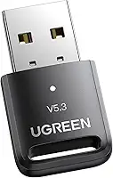 UGREEN Adaptador Bluetooth para PC, dongle Bluetooth 5.3, Plug & Play para Windows 11/10/8.1, transmissor e receptor Bluetooth para teclado/mouse/fone de ouvido/alto-falantes/impressora