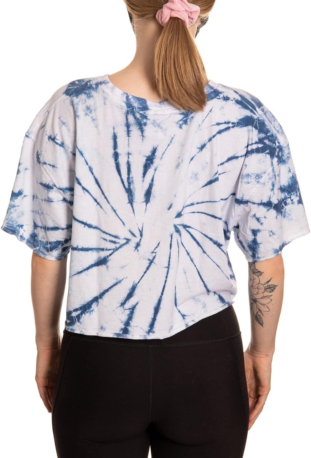 Calhoun NHL Surf & Skate Womens Oversize Drop Shoulder Crop T-Shirt – The Sunset Collection - Image 2