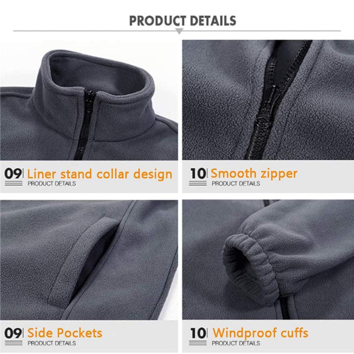 MU Chaqueta de Invierno para Hombre Chaquetas de Esquí Impermeable Chaquetas de Snowboard Fleecas Cálidas Abrigos de Pesca de Montaña Térmica con Capucha Desmontable/Black/M