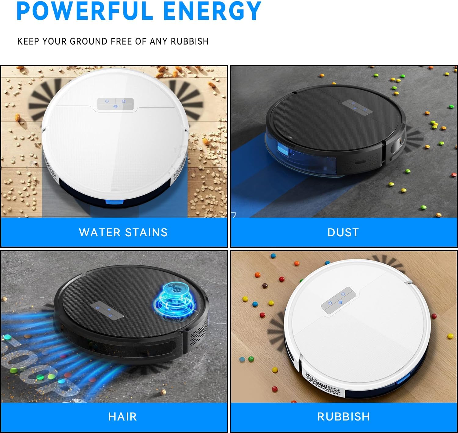 3400mAh Vacuum Battery Replacement for Tikom G8000Pro G8000 Pro Robot Vacuum Cleaner 14.4V 48.96Wh