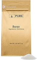 Vista 10 de Bórax de calidad superior, tetraborato de sodio (disponible en 4 onzas, 11 onzas, 1 libra, 27 onzas, 2 libras, 5 libras, y 55 libras), 4 onza