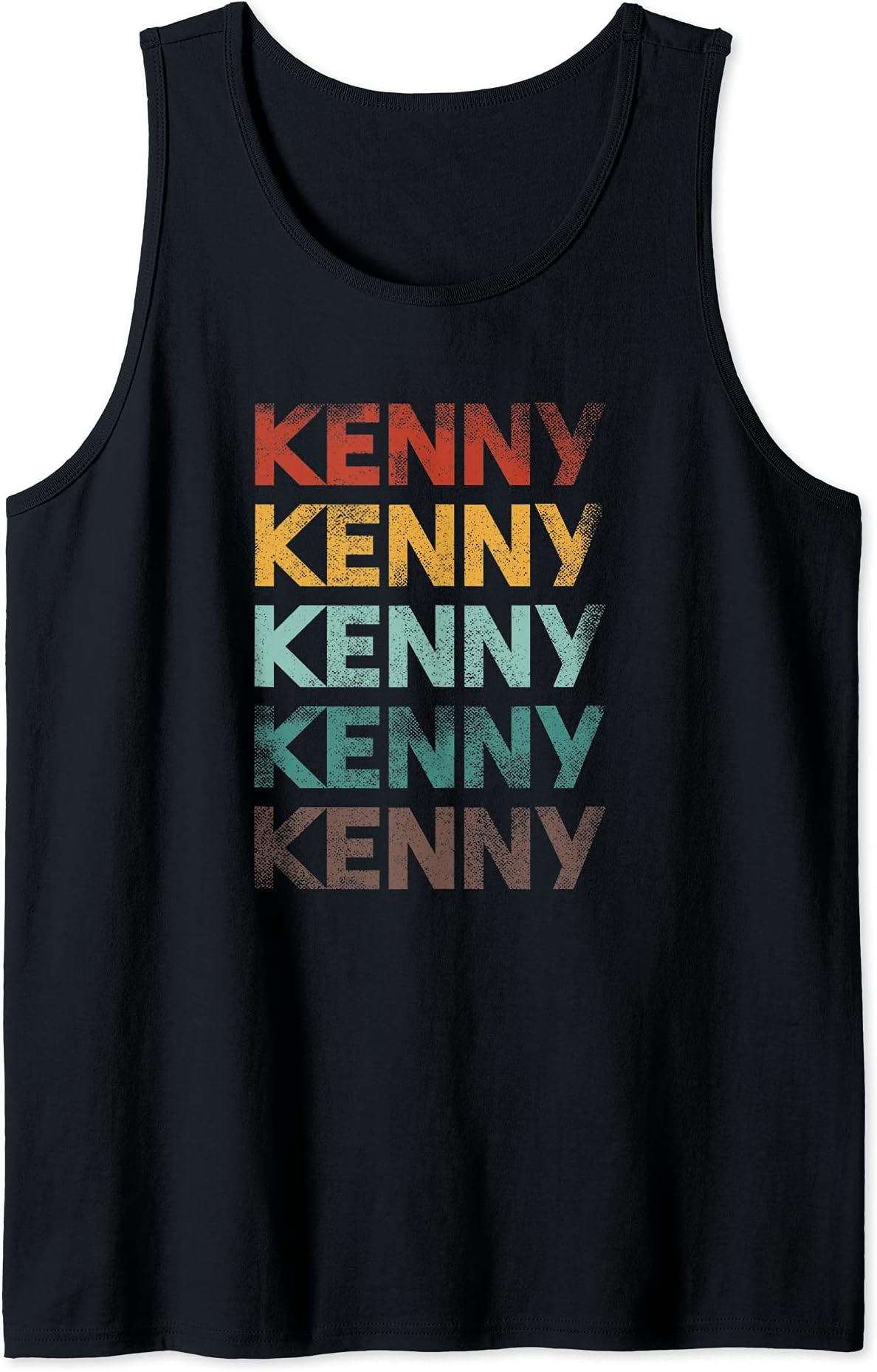 First Name Kenny Vintage 80s Style Tank Top